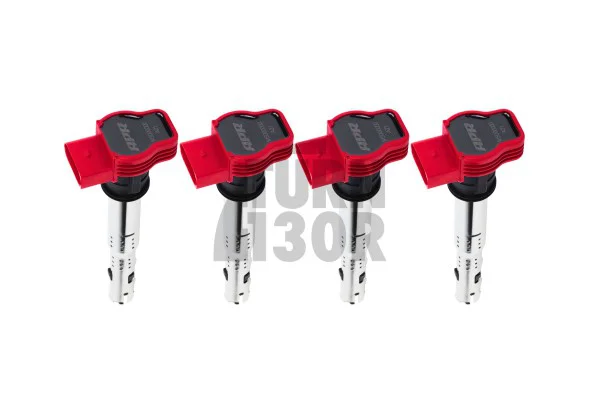 Red Coil Packs for S3 8P / Golf 5 - 6 GTI / Golf 6 R / Leon 2 Cupra 2.0 TFSI EA113 / EA888.1 APR