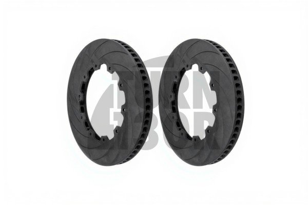 Dixcel FS Slotted Front Brake Discs Nissan R35 GTR 11-20 - 390mm 